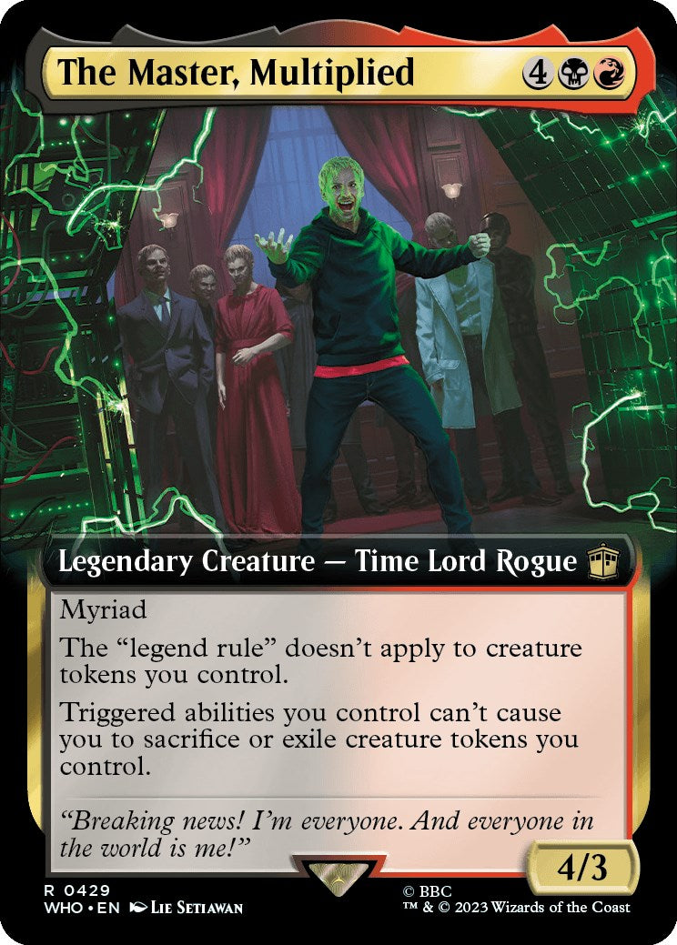 The Master, Multiplied (Extended Art)