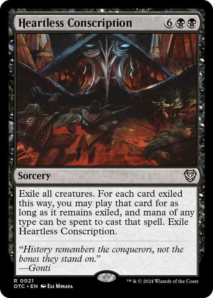 Heartless Conscription