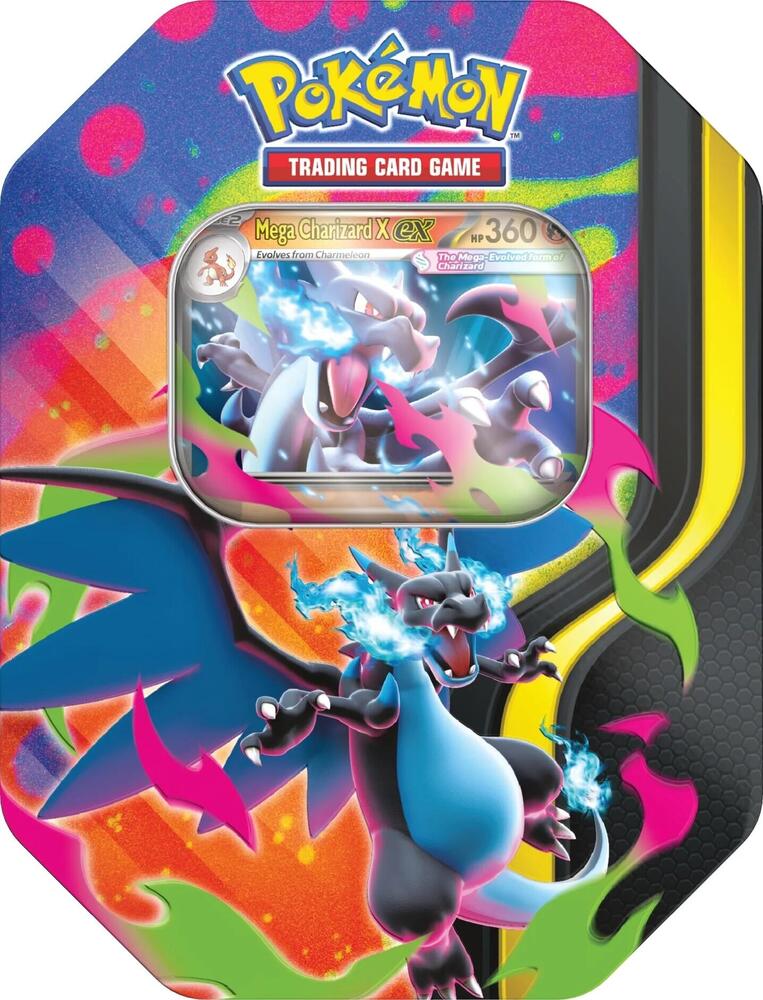 Mega Charizard Tin - Limit 1 (Random Tin)