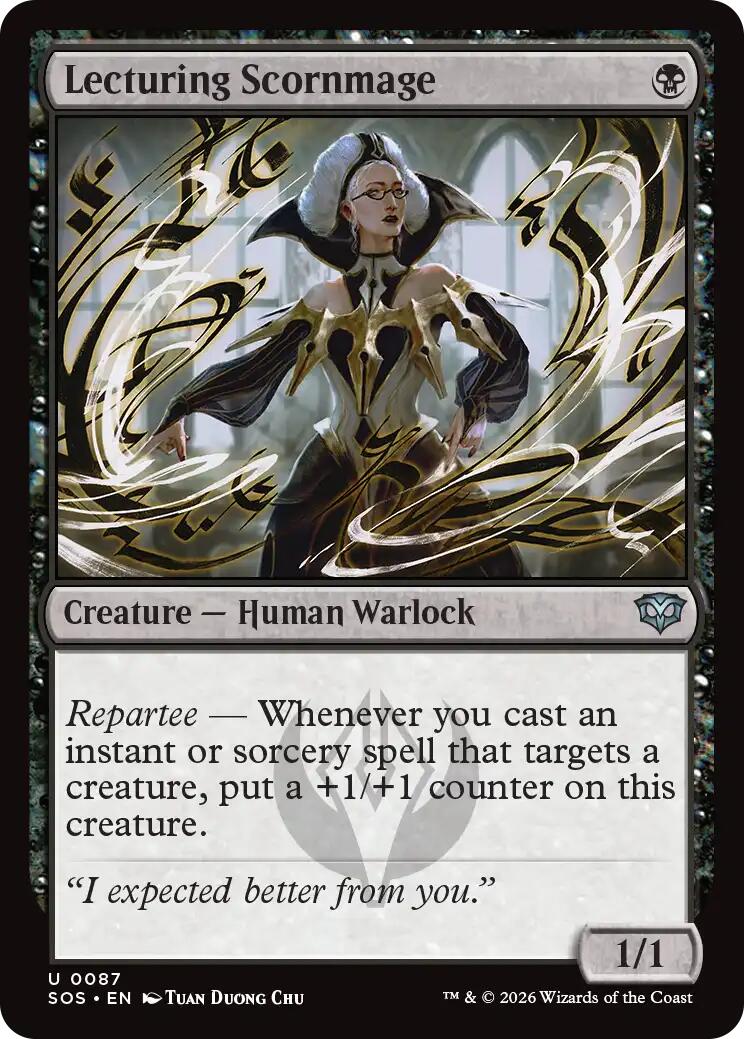 Lecturing Scornmage