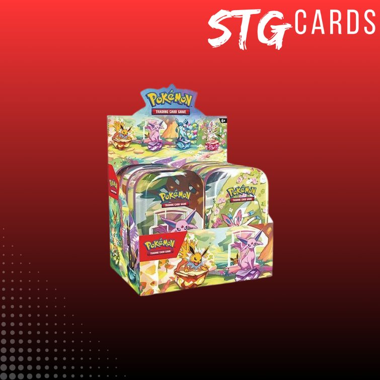 Prismatic Evolutions SEALED Mini Tin Display