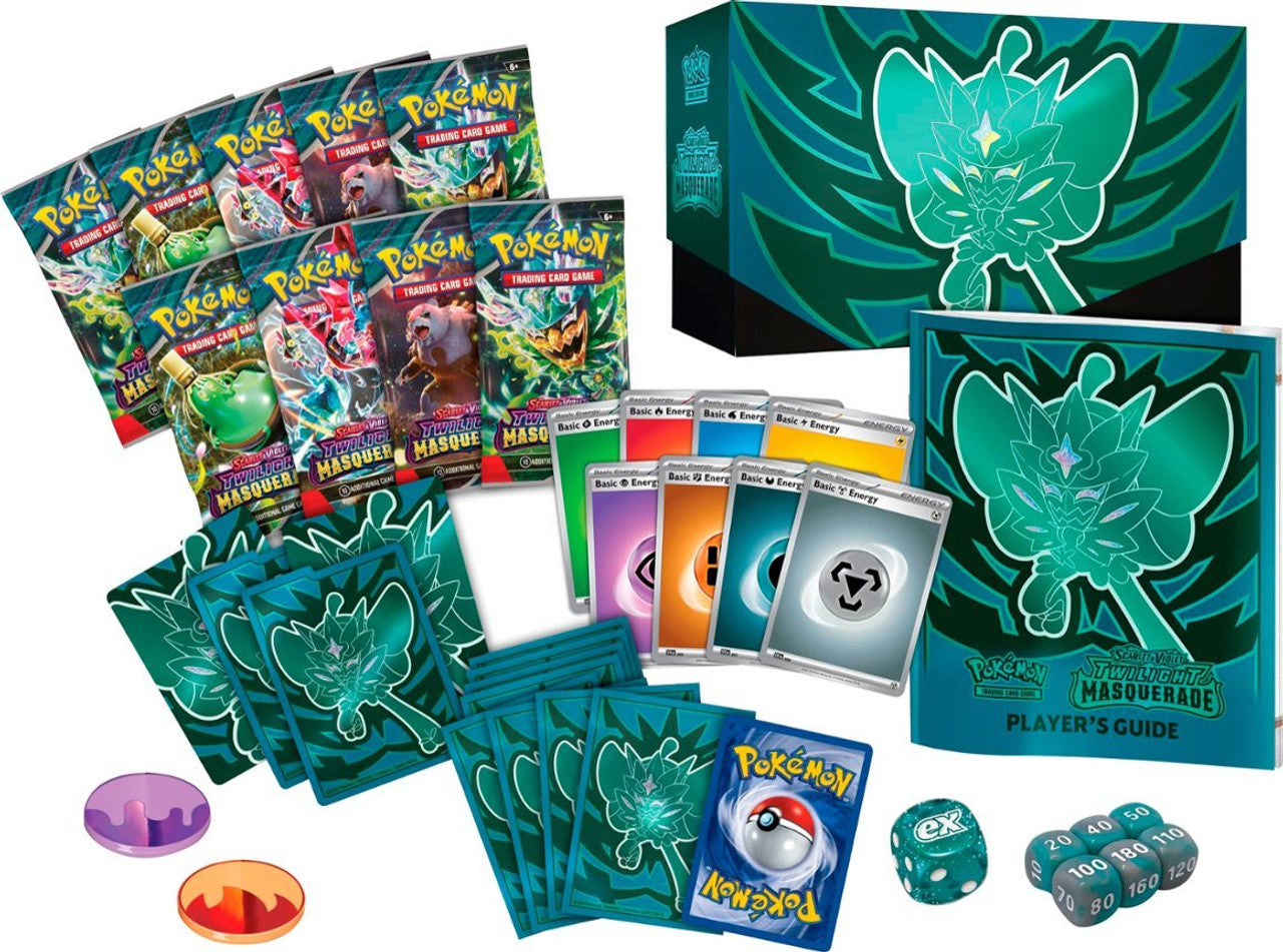 Twilight Masquerade Elite Trainer Box - Limit 5 - SHIPS 8/29