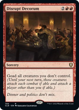 Disrupt Decorum