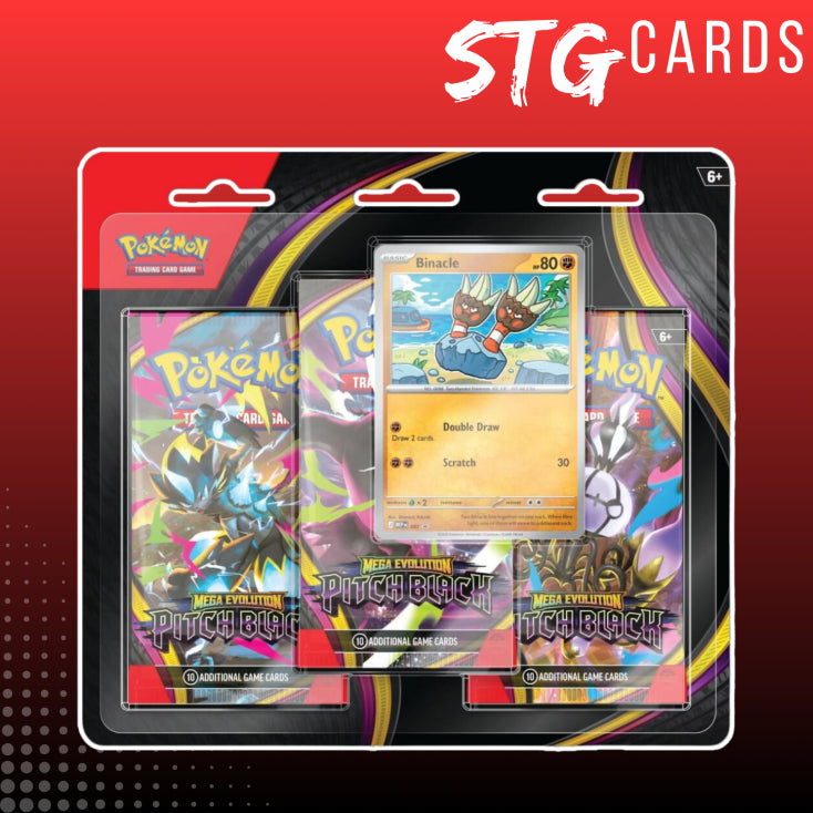Pitch Black - 3 Pack Blister