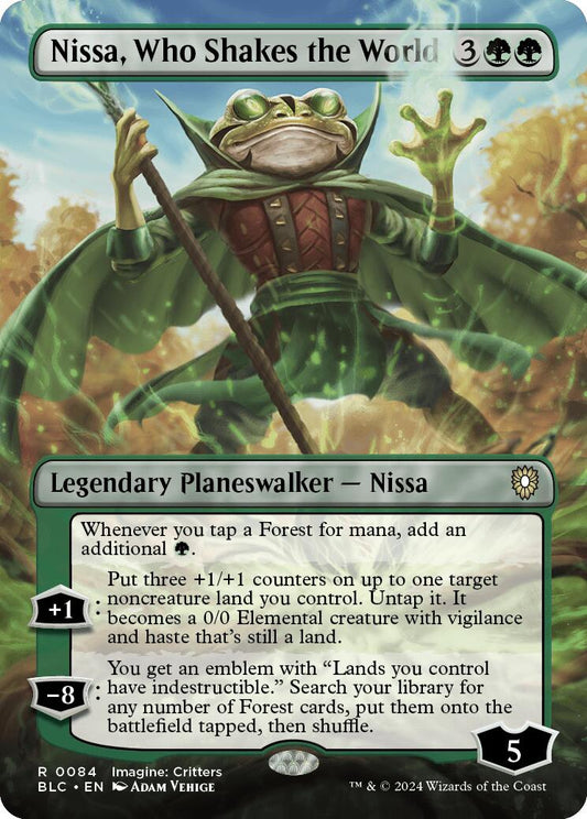 Nissa, Who Shakes the World (Borderless)