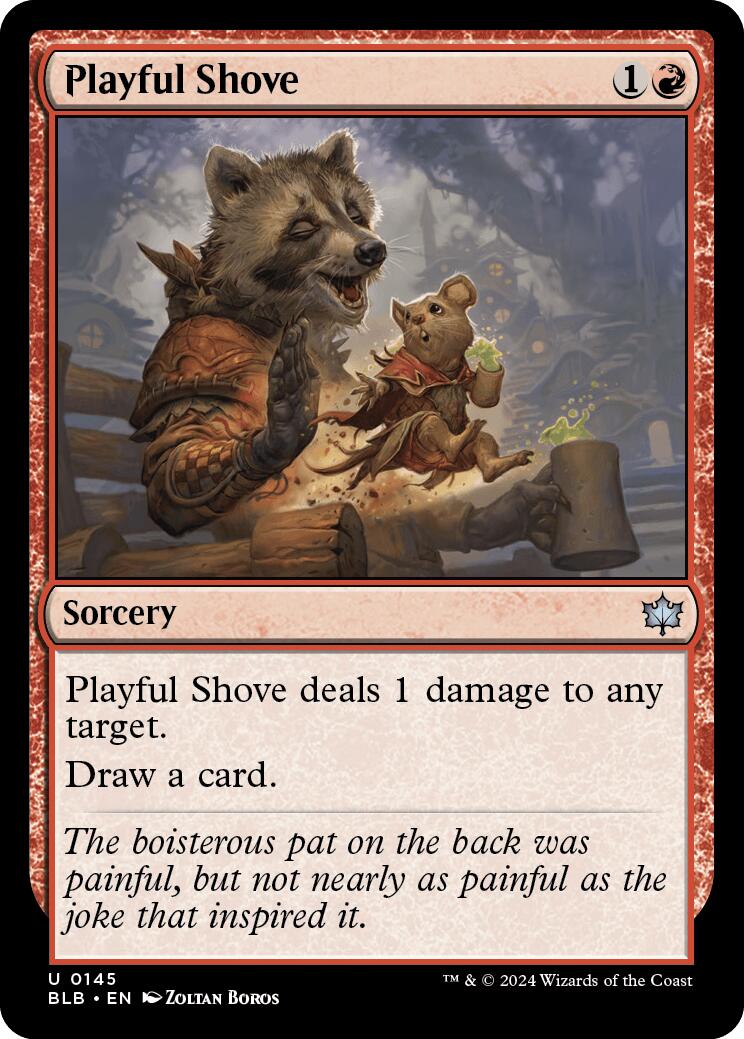 Playful Shove