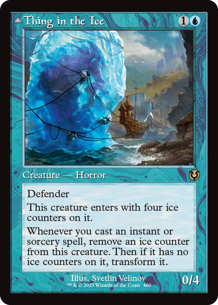 Thing in the Ice (Retro Frame)