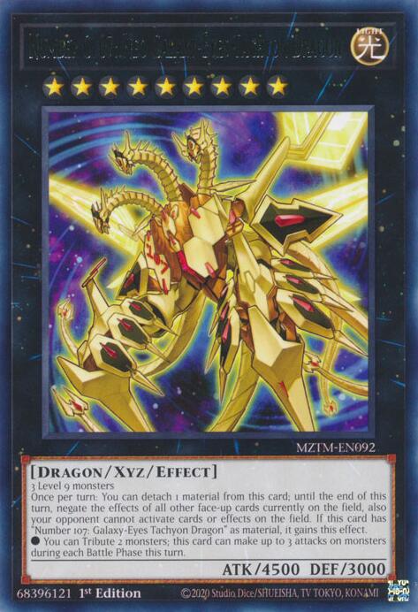 Number C107: Neo Galaxy-Eyes Tachyon Dragon