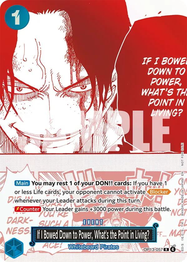 If I Bowed Down to Power, What's the Point in Living? (3rd Anniversary Treasure Campaign Pack)