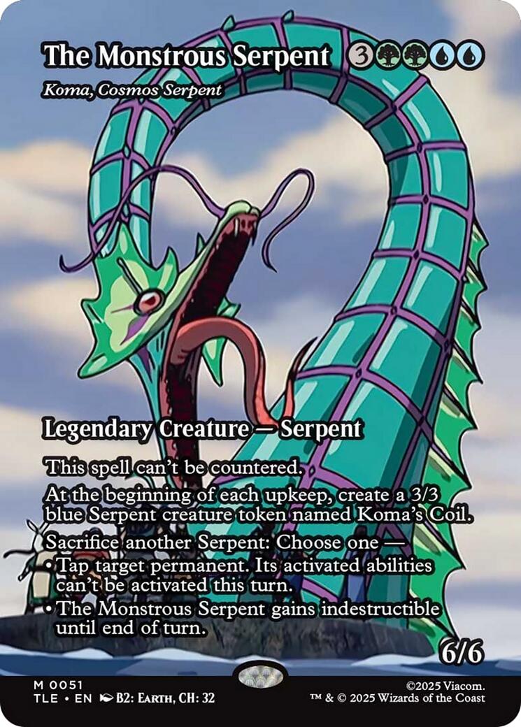 The Monstrous Serpent - Koma, Cosmos Serpent (Borderless)