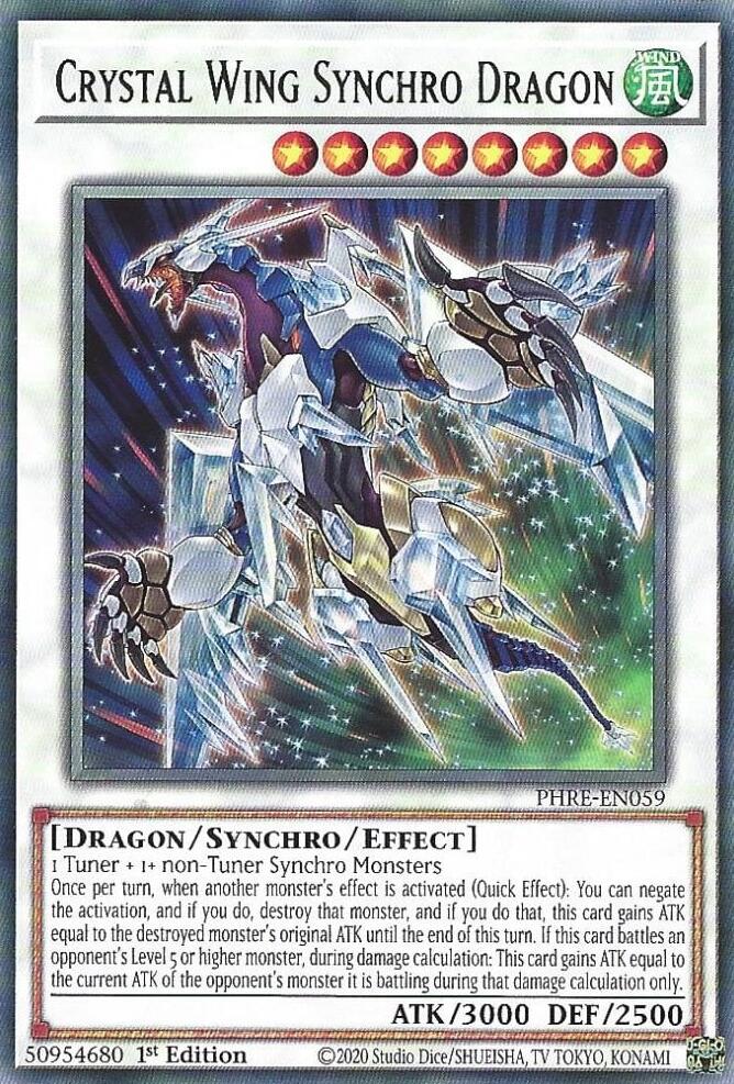 Crystal Wing Synchro Dragon