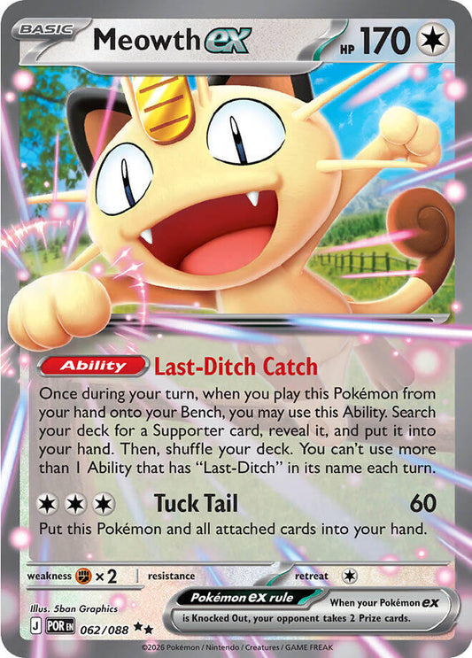 Meowth ex - 062/088