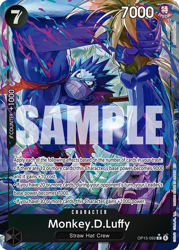 Monkey.D.Luffy (OP15-092) (Alternate Art)