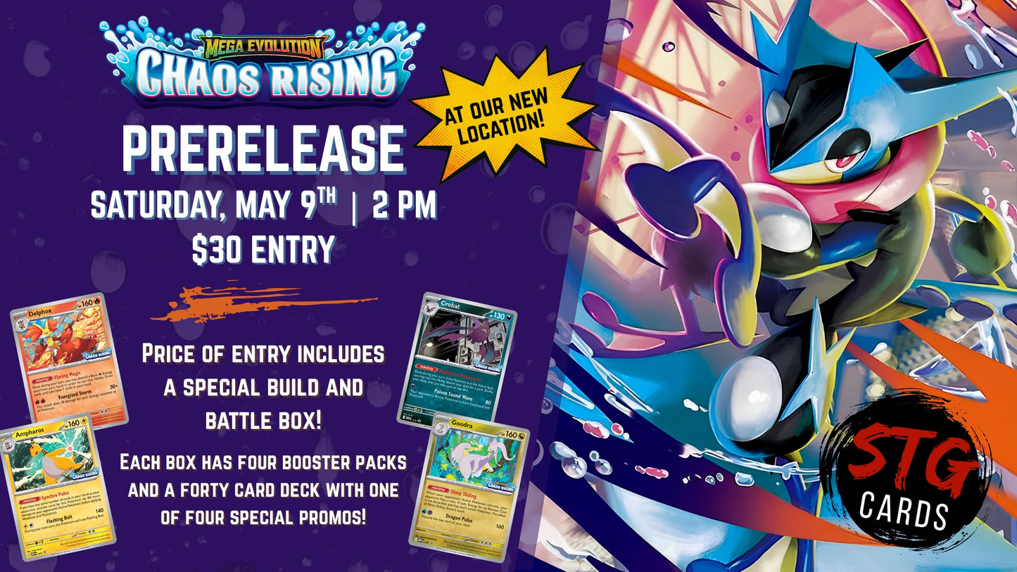 Chaos Rising Prerelease #2 - 5/10 @ 2pm