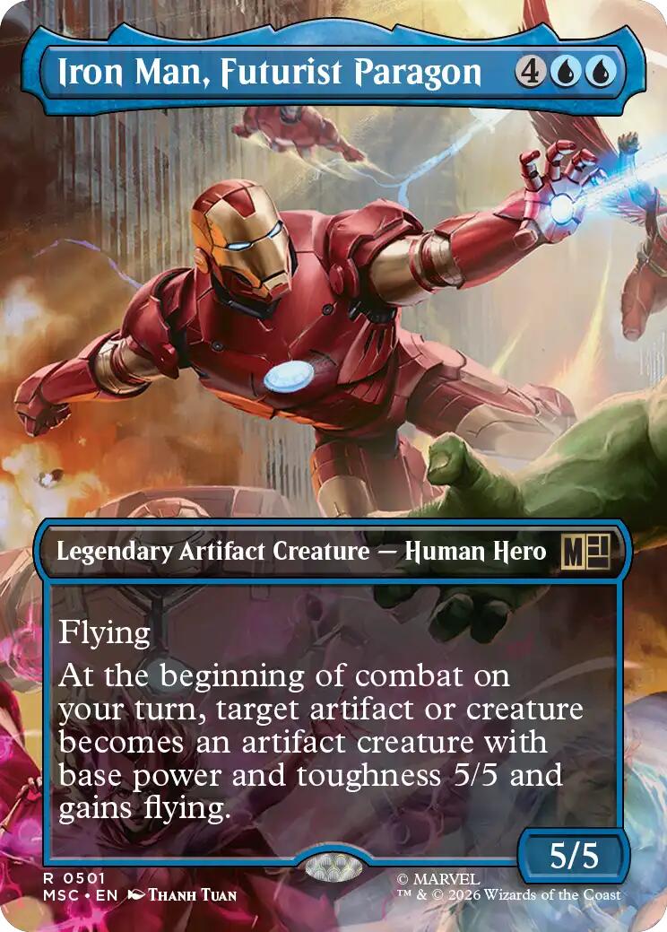 Iron Man, Futurist Paragon (Borderless)