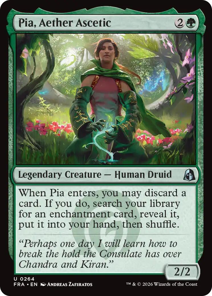 Pia, Aether Ascetic