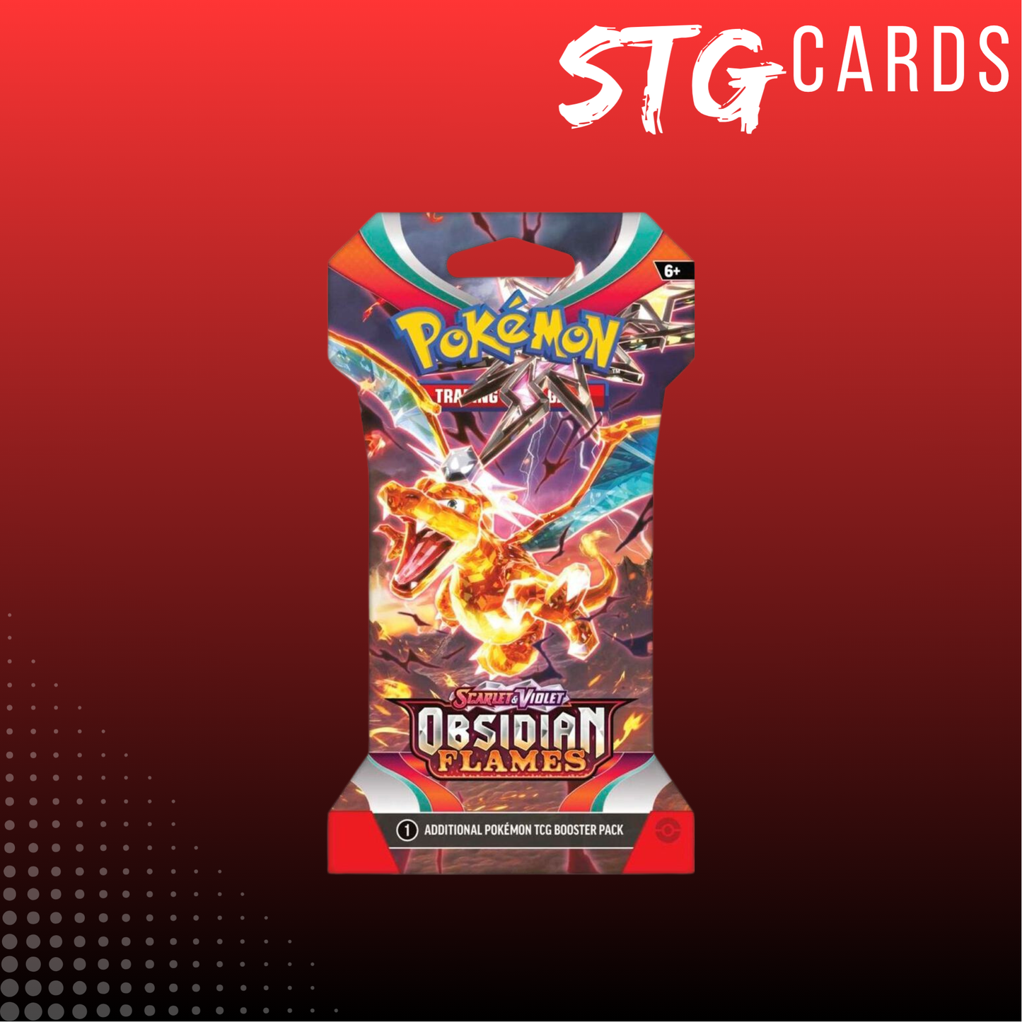 Pokemon Obsidian Flames Sleeved Pack - Random Artwork